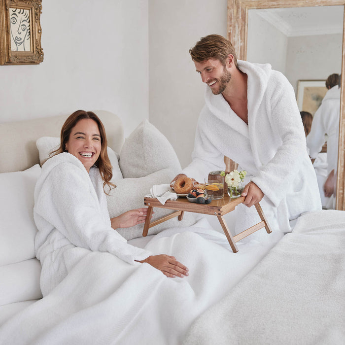 12-Piece Luxury Hotel-Grade Cotton Set (2 Bathrobes 2XL+ 2 Towels 140x70 + 2 Towels 50x100 + 2 Bath Mats+ 2 SLIPPERS+ 2 TOWEL 30*30 ) in WHITE Colors – Premium Hotel Quality