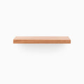 Aksel Cherry Floating Shelf in minimalist wood design, perfect for stylish wall shelves and display ledges by Shelfology