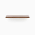 Aksel Dutch Mocha Floating Shelf with minimalist wood design, perfect for modern wall shelf display and organization.