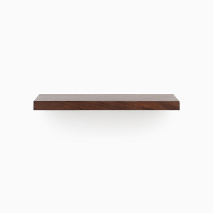 Aksel Espresso Floating Shelf by Shelfology with minimalist wood design for functional wall display and organization spaces