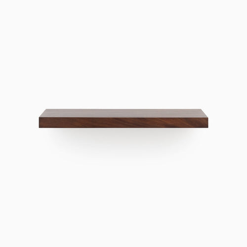 Aksel Espresso Floating Shelf by Shelfology with minimalist wood design for functional wall display and organization spaces