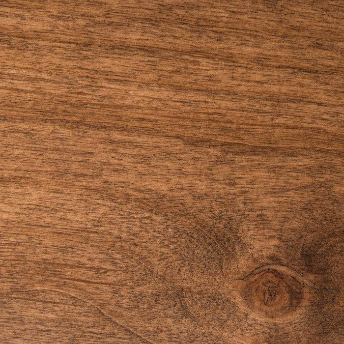 Close-up of rich espresso wood grain texture on Aksel Espresso Floating Shelf by Shelfology showcasing durable craftsmanship.