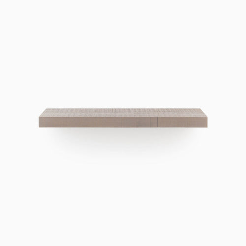 Aksel Hatch Grey Rustic Floating Shelf wall-mounted wood floating shelf showcasing minimalist design and durable craftsmanship.