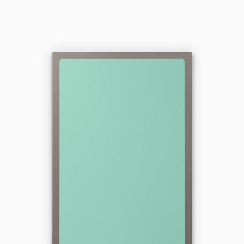 Aksel Inlay Arsenic Floating Shelf with smooth teal panel framed by deep arsenic edges for modern wall display and organization