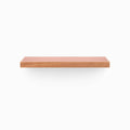 Aksel Inlay Cherry Floating Shelf with smooth cherry finish and minimalist wood floating shelf design for versatile wall organization