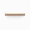 Aksel Inlay Hatch Grey Floating Shelf with smooth grey panel and natural alder glue-up frame for minimalist wall display and organization