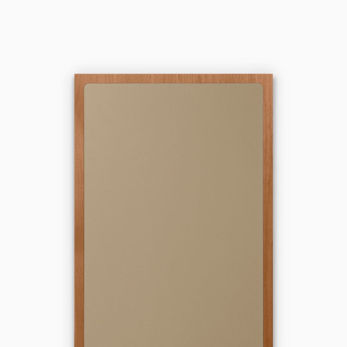 Aksel Inlay Nutmeg Floating Shelf with minimalist wood frame and neutral inlay for wall display and organization by Shelfology