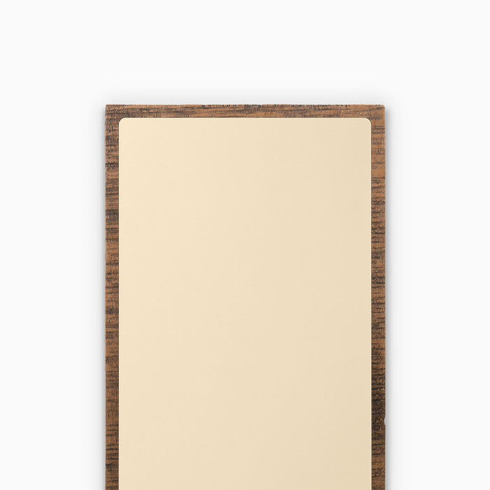 Aksel Inlay Nutmeg Rustic Floating Shelf with warm wood tones showcasing Shelfology’s functional wall shelf design.