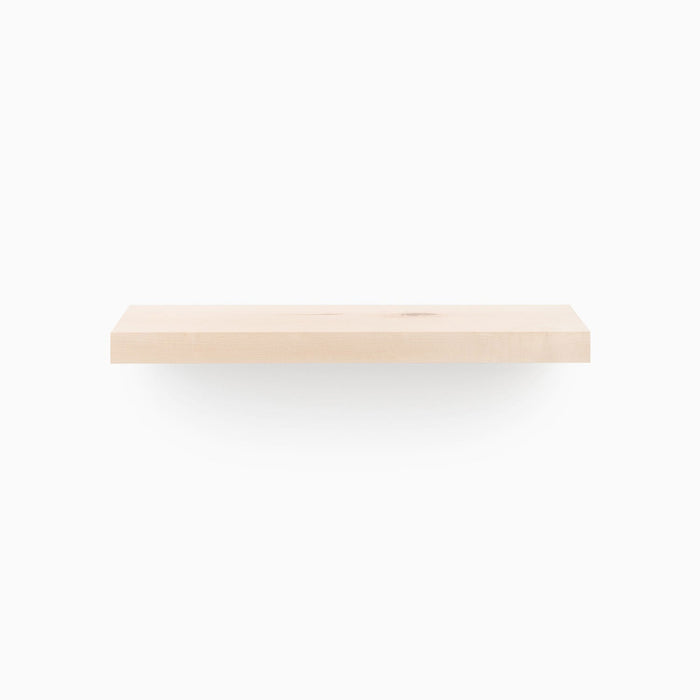Aksel Maple Floating Shelf minimalist wood floating shelf showcasing natural maple grain for elegant wall display and organization