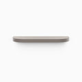 Aksel RADius Arsenic Floating Shelf with smooth rounded corners in muted arsenic finish for sleek wall display by Shelfology