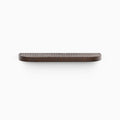 Aksel RADius Espresso Rustic Floating Shelf with smooth rounded edges in rich espresso wood finish by Shelfology