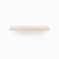 A simple minimalist Aksel Unfinished Maple Floating Shelf wall-mounted for elegant and functional wall display and organization