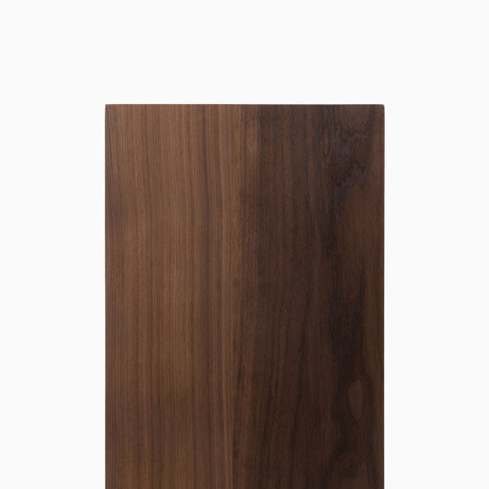 Aksel Walnut Floating Shelf showcasing rich walnut wood grain perfect for minimalist wall shelf display ledges.