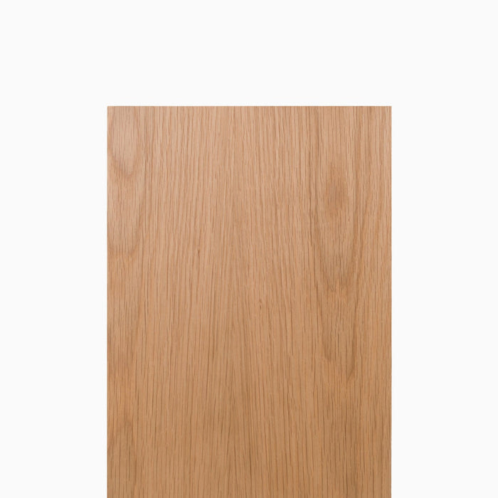 Aksel White Oak Floating Shelf close-up showing natural grain and smooth finish of premium white oak wood by Shelfology