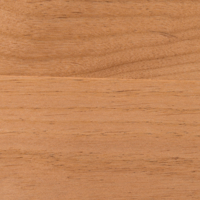 Close-up view of a smooth Alder Wood Slab showcasing natural grain and warm tones, ideal for custom hardwood shelving and display ledges.