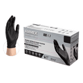 AMMEX Professional Black Nitrile PF Exam SM Gloves