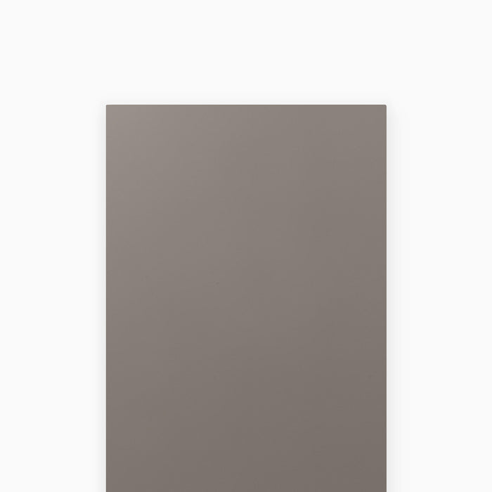 Arsenic Wood Slab in solid hardwood with a smooth, muted gray finish, designed for custom floating shelves and display ledges.
