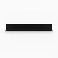 Bender FM 3 Metal Wall Shelf M2M black metal floating shelf bracket for minimalist wall shelves by Shelfology