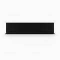 Bender FM 5 Metal Wall Shelf in matte black steel with minimalist modern design for sleek floating shelf display and organization
