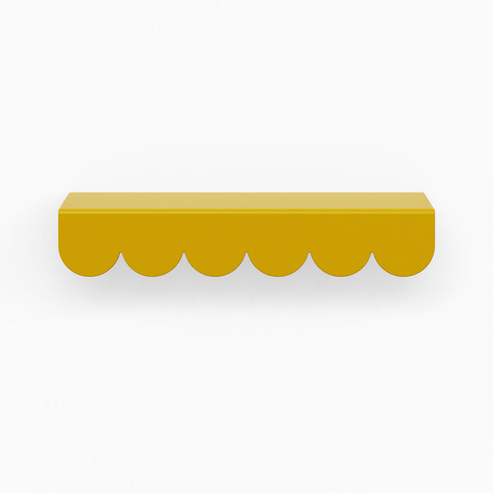 Bubble Cabinet Pull in warm honey mustard with playful rounded shapes adding charm and functional cabinet hardware