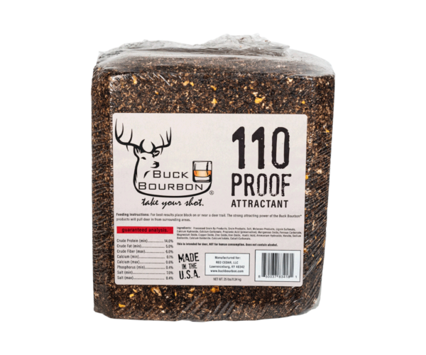 Buck Bourbon 110 Proof Deer Attractant Block