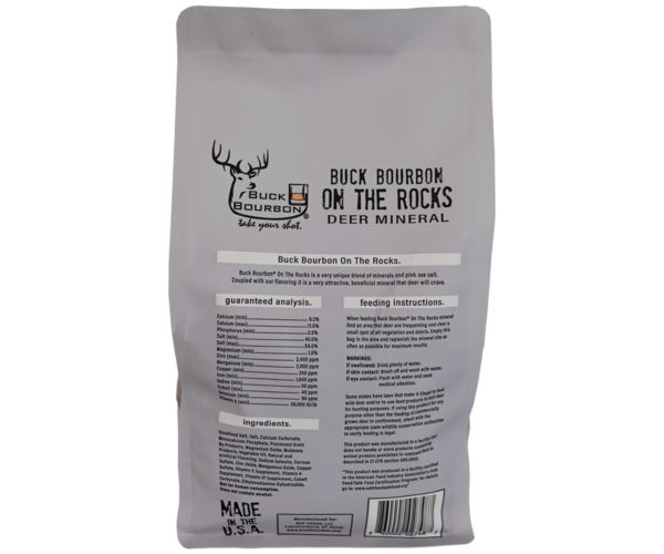 Buck Bourbon On the Rocks - Deer Mineral