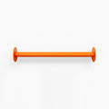 Russel Wall Ladder in bright orange steel featuring clean tubular design for minimalist wall hooks and display support
