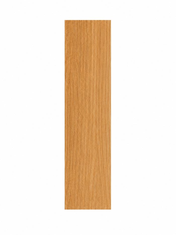 Clearance — Aksel Clear White Oak Floating Shelf — 33" Length x 8" Depth x 1.5" Thick in solid white oak, minimalist design for stylish wall shelves and display ledges.