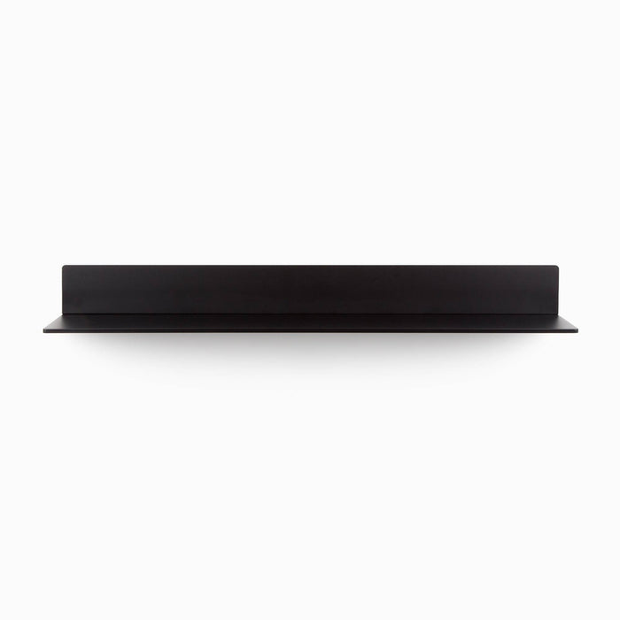 Clearance — Black Tromso FM3 Steel Floating Shelf — 20" length x 12" depth featuring a sleek, minimalist steel design for durable wall display and storage solutions
