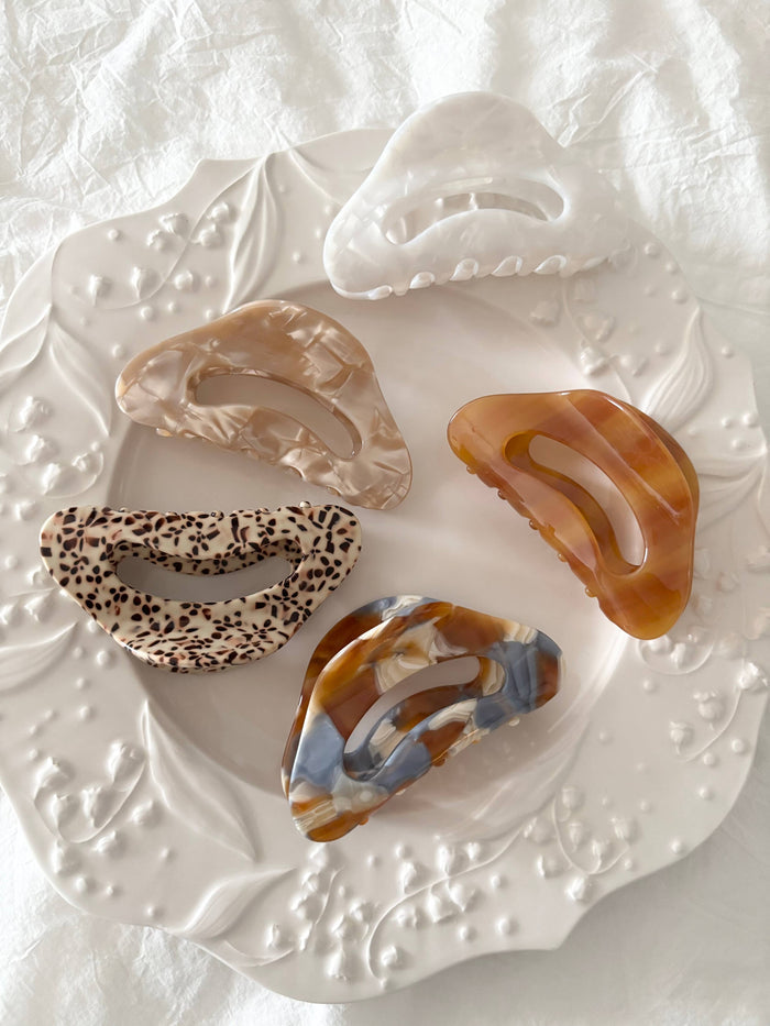 Cloud Shape Chic Modern Hair Clips ~ Various Colors
