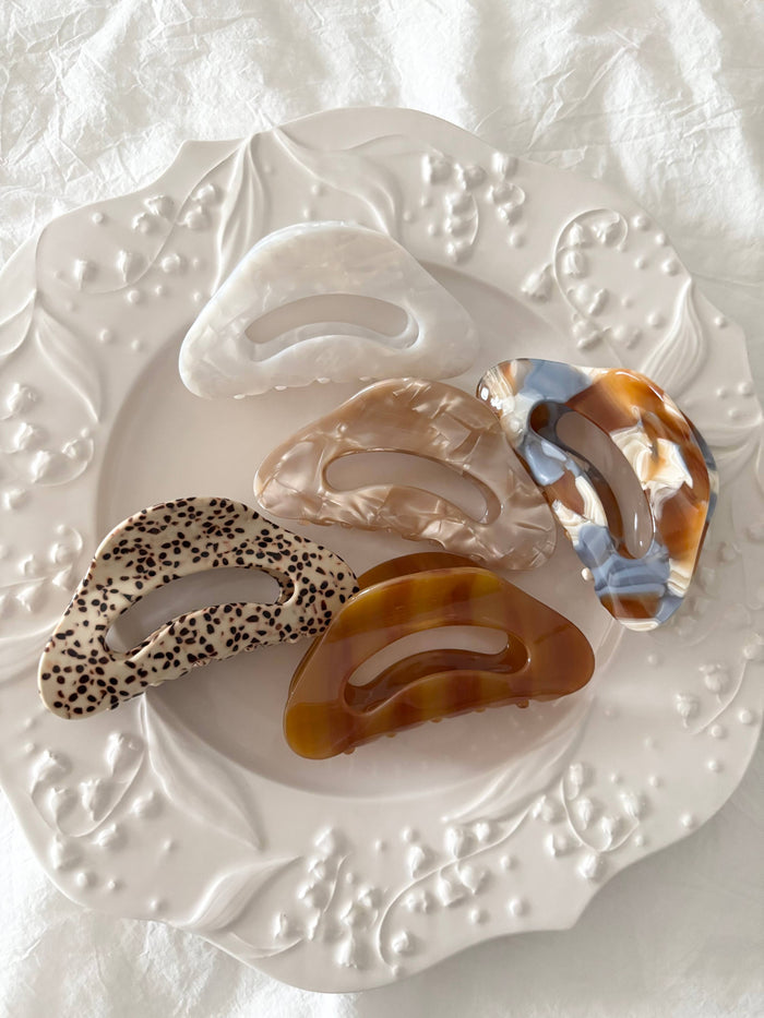 Cloud Shape Chic Modern Hair Clips ~ Various Colors