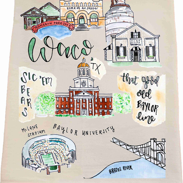 Collegiate City Tea Towels ~ Various Cities