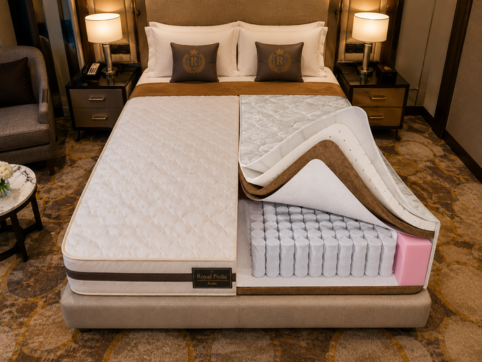 Connected spring hotel mattress from TM HOME