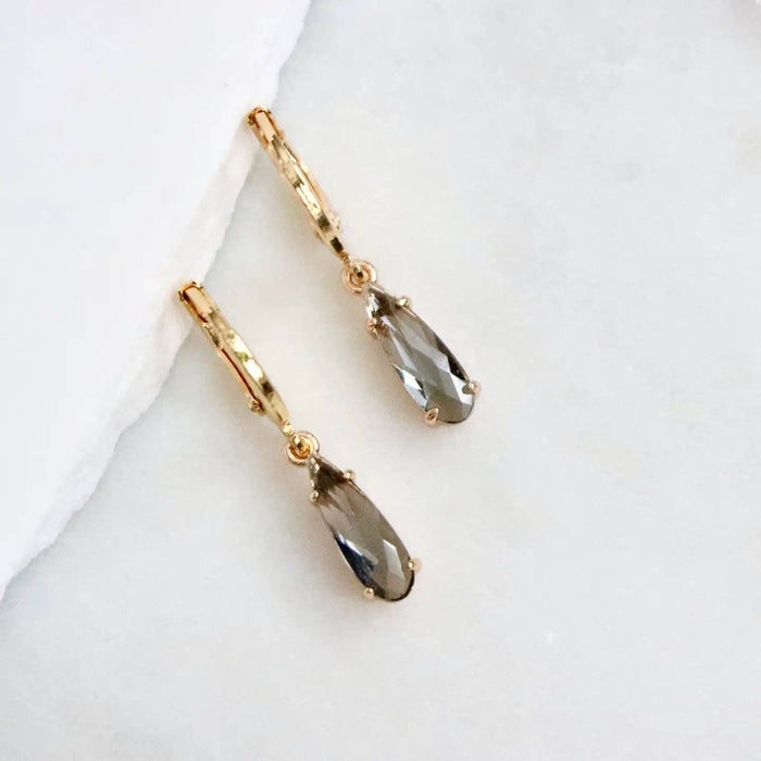 Crystal Huggie Earrings