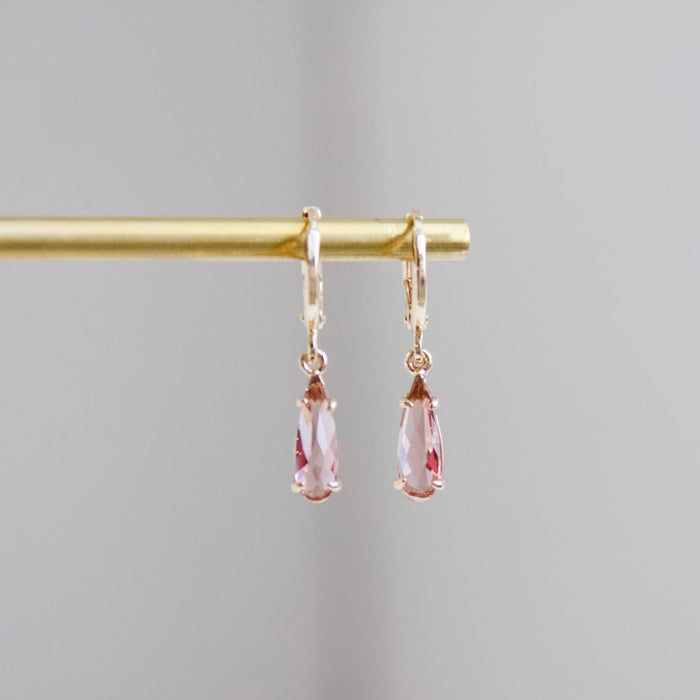 Crystal Huggie Earrings