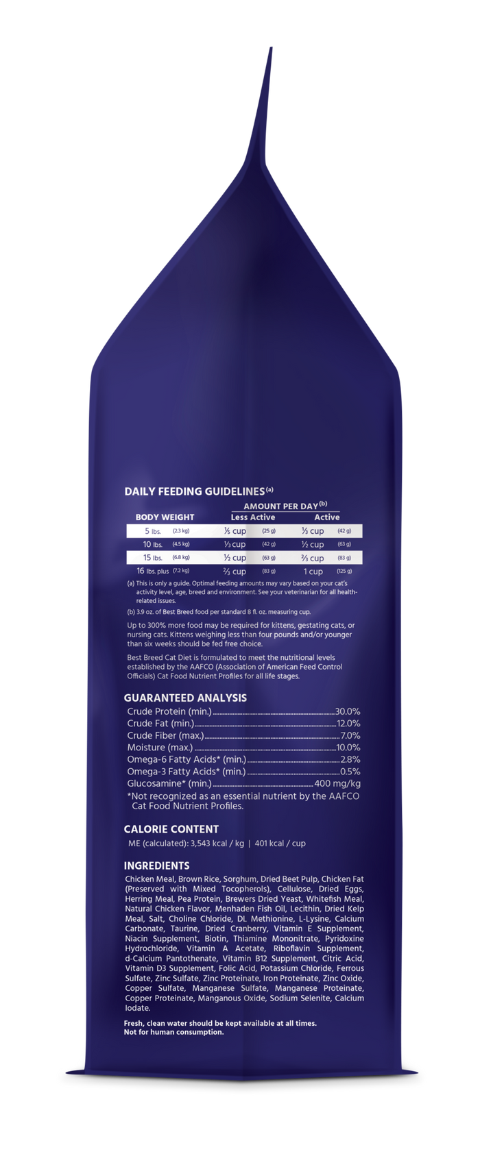 Dr. Gary's Best Breed Cat Diet