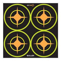 EZ See Aiming Dots, Adhesive, Black, 3-In., 12-Sheets