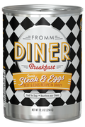 Fromm Diner Breakfast Sam's Steak & Eggs Beef & Eggs Recipe in Gravy for Dogs