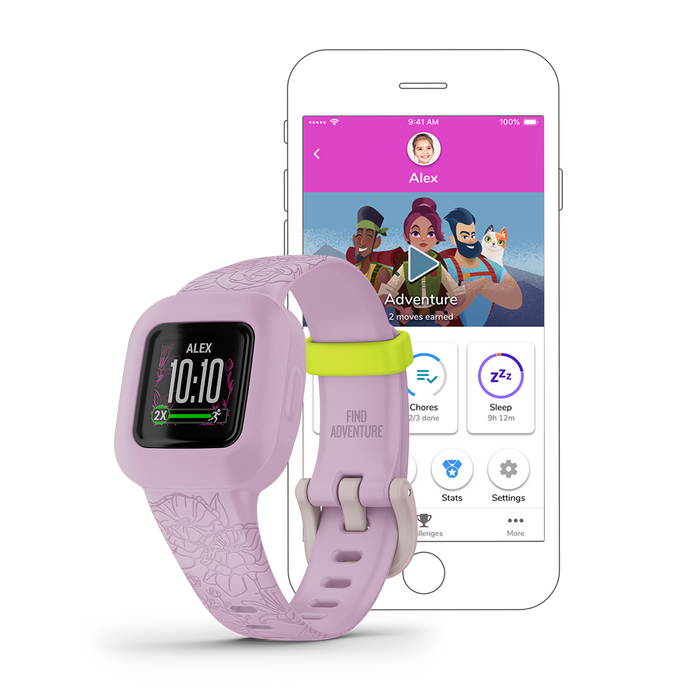 Garmin vívofit jr. 3, Lilac Floral