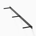 Glenn MD Floating Mantel Bracket in matte black steel for sturdy floating shelf hardware enhancing fireplace mantel display and organization