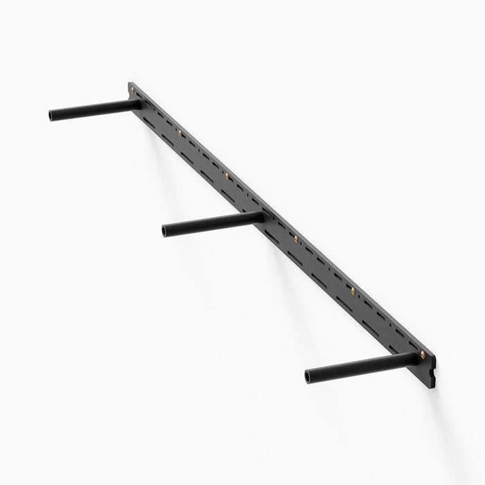 Glenn MD Floating Mantel Bracket in matte black steel for sturdy floating shelf hardware enhancing fireplace mantel display and organization