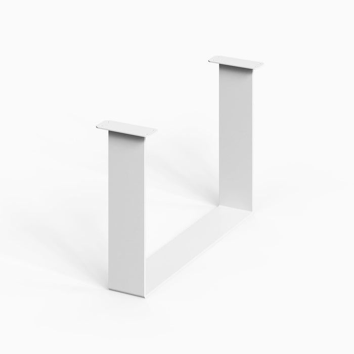 Good Point Coffee Table Legs (Two Legs) in white metal with a minimalist design, ideal for durable and functional furniture support.