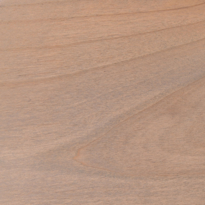 Hatch Grey Wood Slab showcasing smooth solid hardwood with a subtle grey tone and fine grain, ideal for custom floating shelves and display ledges.