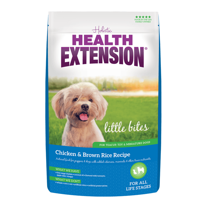 Health Extension Little Bites Chicken & Brown Rice Recipe Dry Dog Food