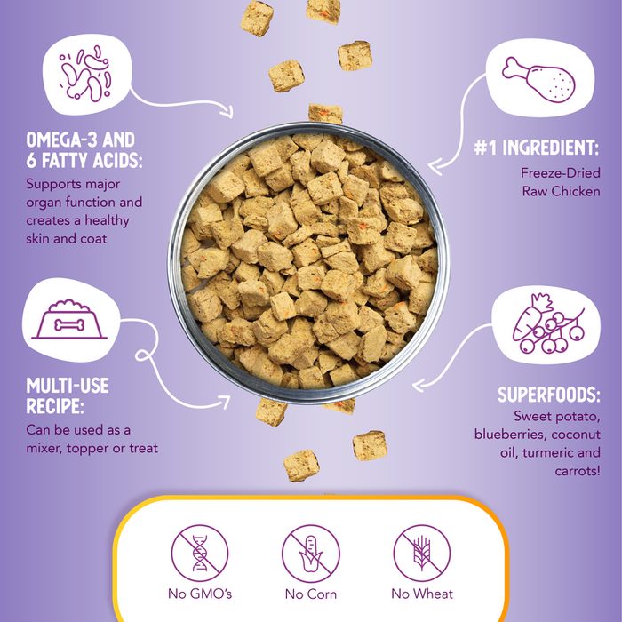 Health Extension Superbites Freeze Dried Raw Chicken for Dogs