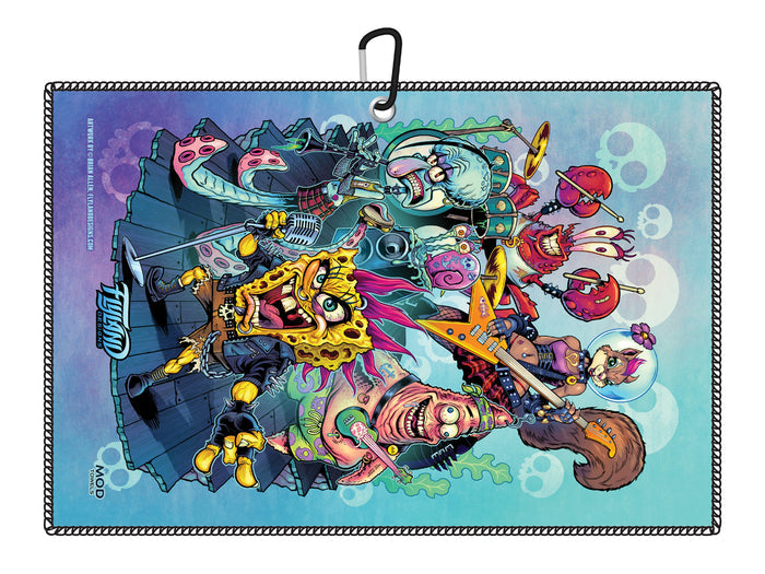 Heavy Metal SpongeBob Disc Golf Towel