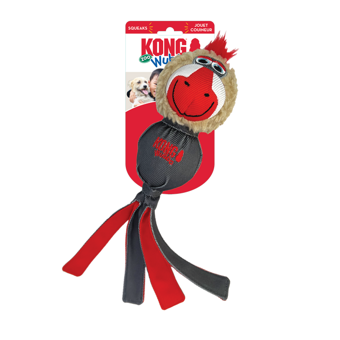 Kong Wubba Zoo Mandrill Dog Toy