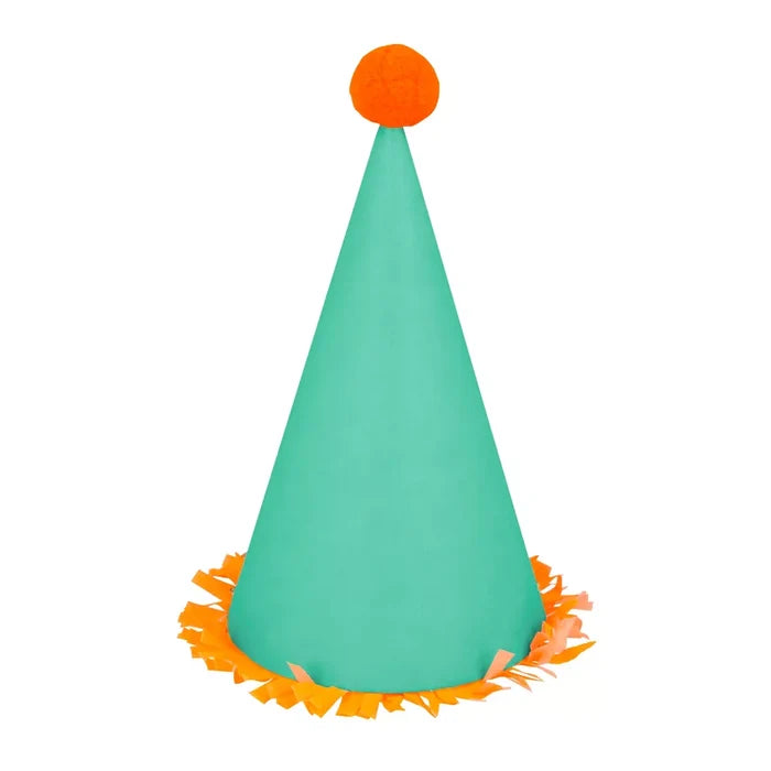 Large PomPom Fringe Party Hats