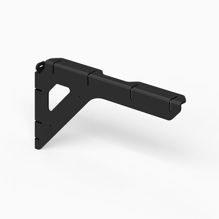 Black metal Lars Floating Vanity Wall Mount Bracket designed for durable, functional wall shelf support and space-saving organization.