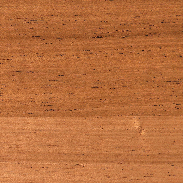 Mahogany Wood Slab with rich grain texture ideal for durable, functional shelving and display solutions by Shelfology